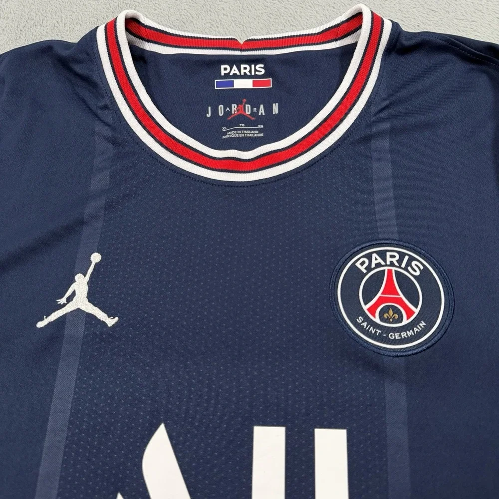 Nike Jordan x Paris Saint-Germaine Fourth Soccer Jersey Mens XL Mbappe #7